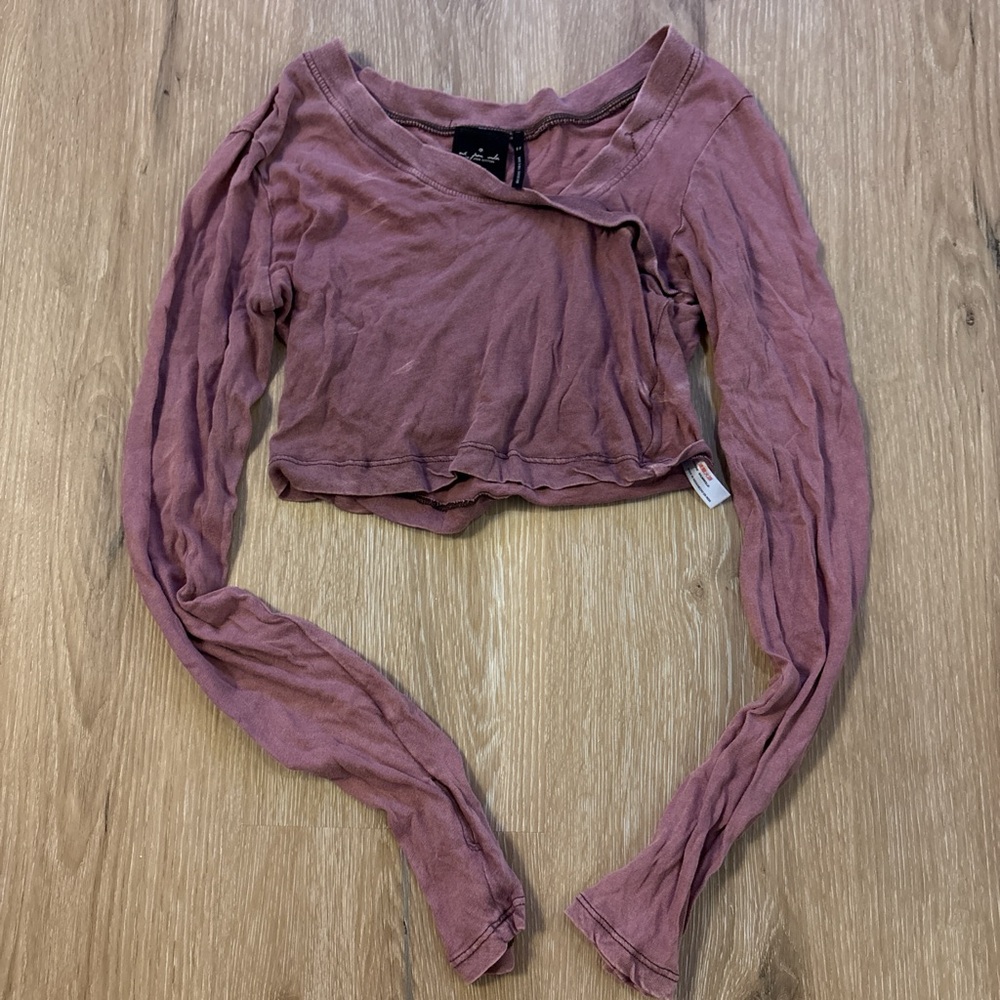 Women's Mauve Long Sleeve Top
